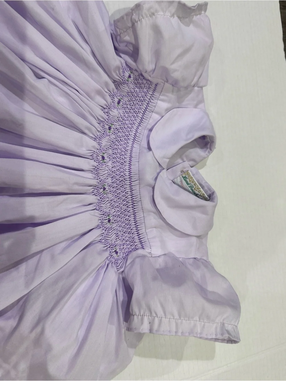 Lilac hand Smocked Baby Dress - Kids Dresses